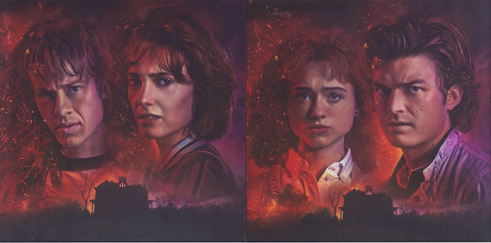Kyle Dixon & Michael Stein Stranger Things 4 - Volume Two - Smoke Marble UK 2-LP vinyl record set (Double LP Album)