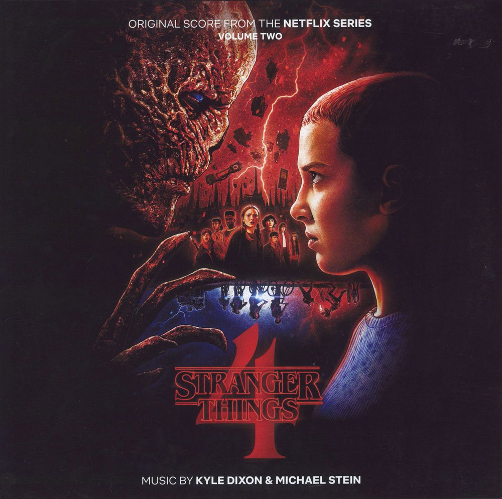 Kyle Dixon & Michael Stein Stranger Things 4 - Volume Two - Smoke Marble UK 2-LP vinyl record set (Double LP Album) NONE