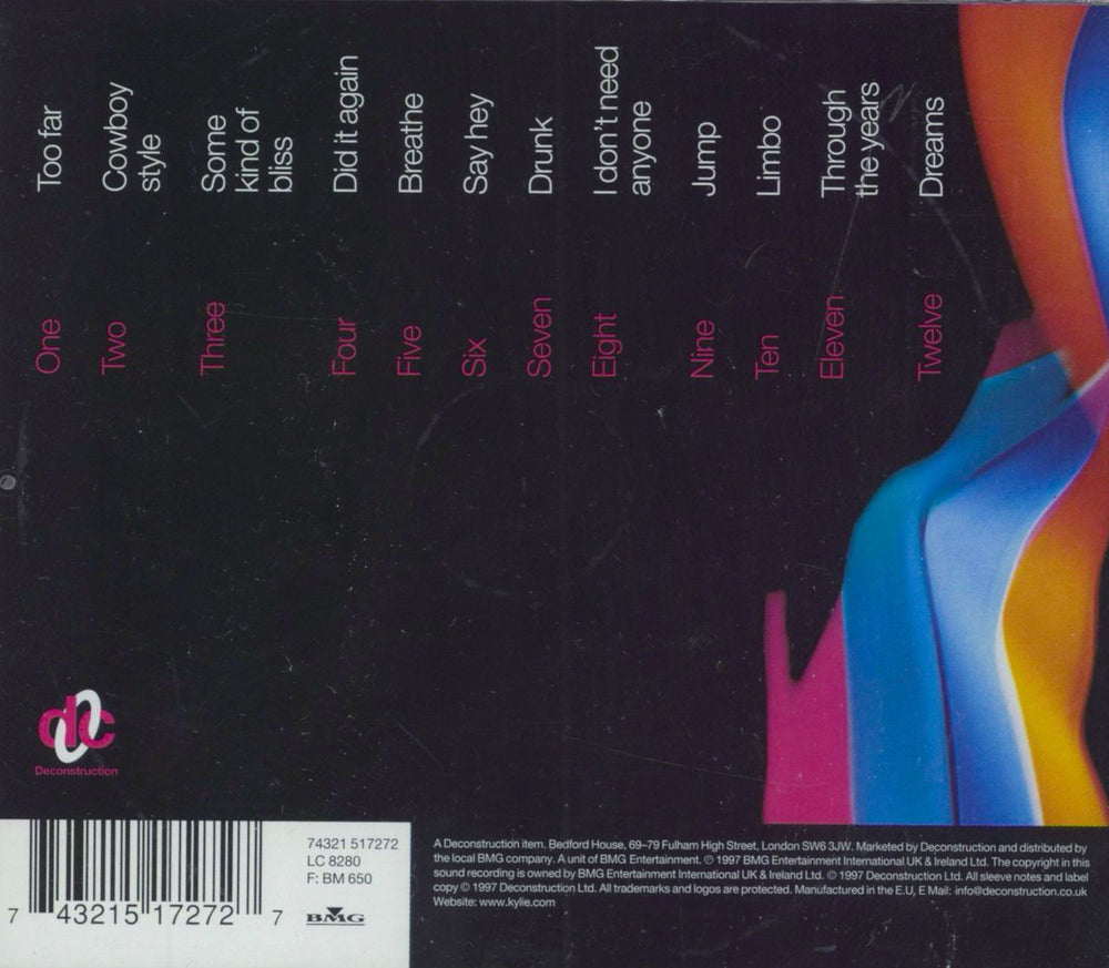 Kylie Minogue Kylie Minogue - 3D Sleeve - stickered UK CD album (CDLP) 743215172727