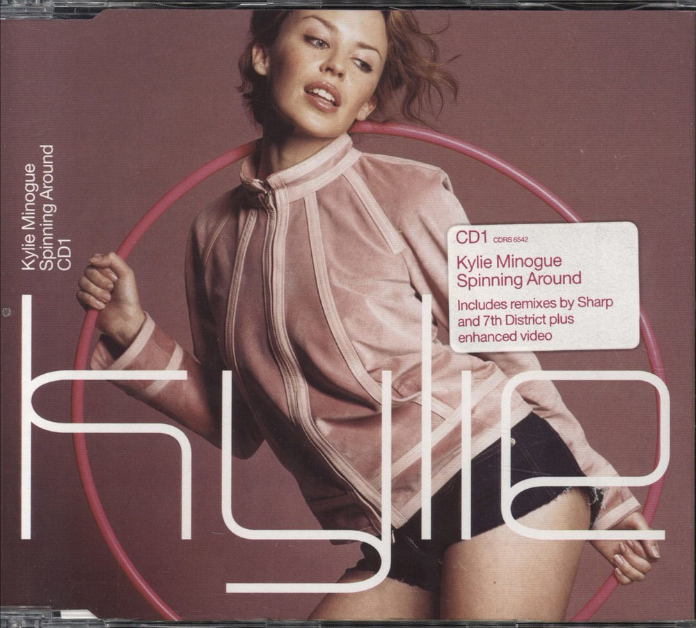 Kylie Minogue Spinning Around UK 2-CD single set (Double CD single) CDR/S6542