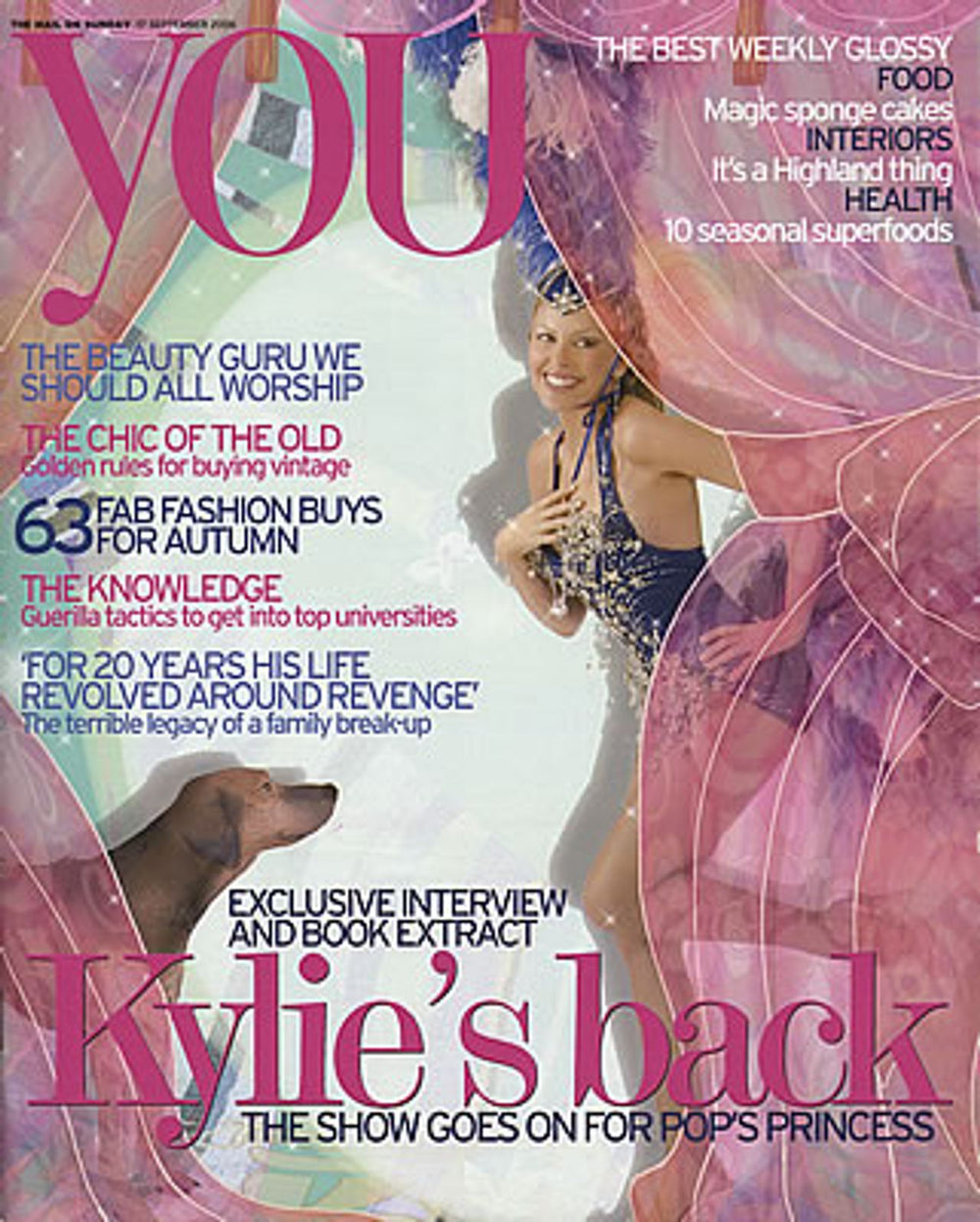 Kylie Minogue You Magazine UK magazine