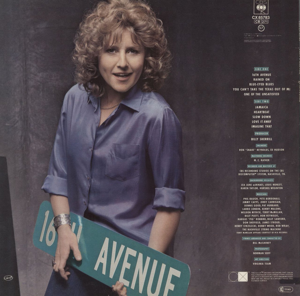 Lacy J Dalton 16th Avenue Dutch vinyl LP album (LP record)