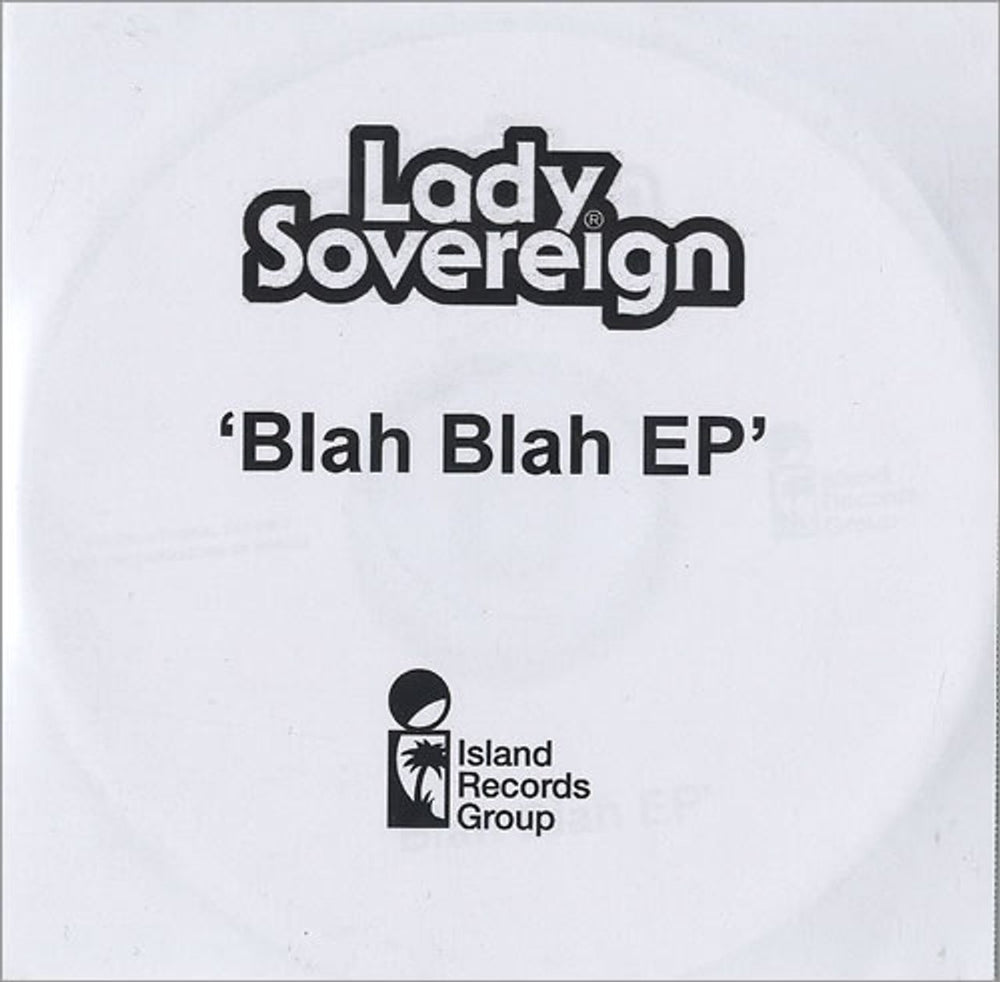 Lady Sovereign Blah Blah EP UK Promo CD-R acetate CD-R ACETATE