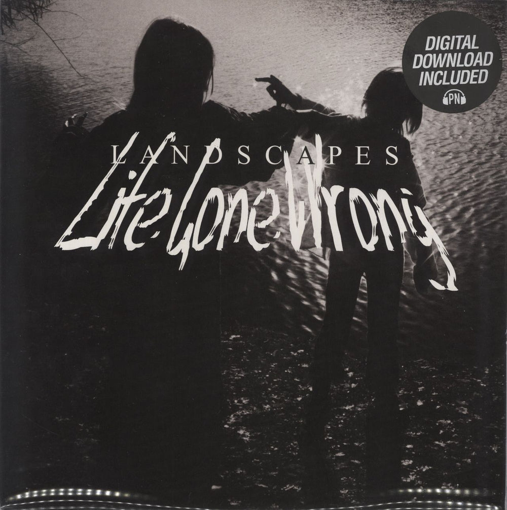 Landscapes Life Gone Wrong - Clear with Splatter Vinyl UK vinyl LP album (LP record) PNE 134