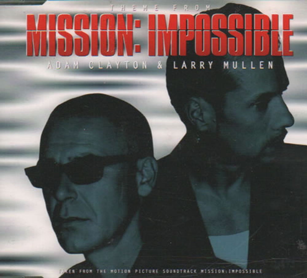 Larry Mullen & Adam Clayton Theme From Mission:  Impossible UK CD single (CD5 / 5") MUMCD75