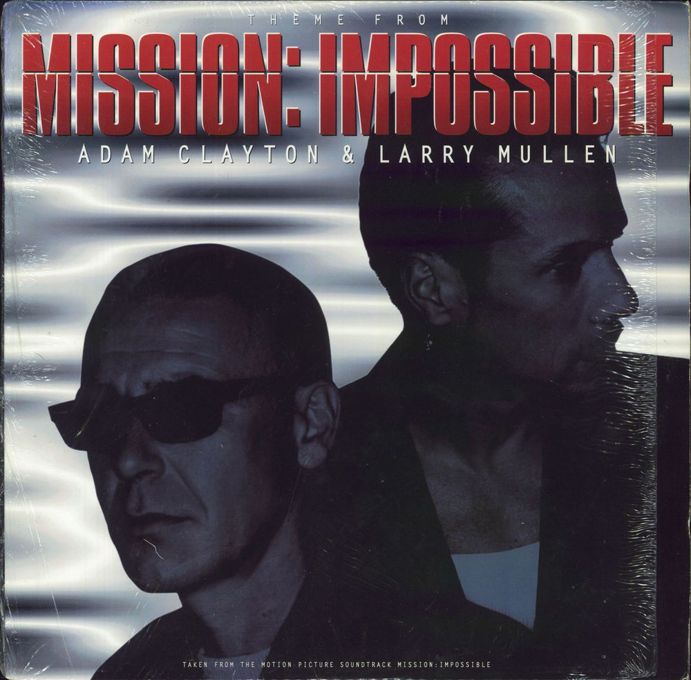 Larry Mullen & Adam Clayton Theme From Mission Impossible US 12" vinyl single (12 inch record / Maxi-single) 314576671-1