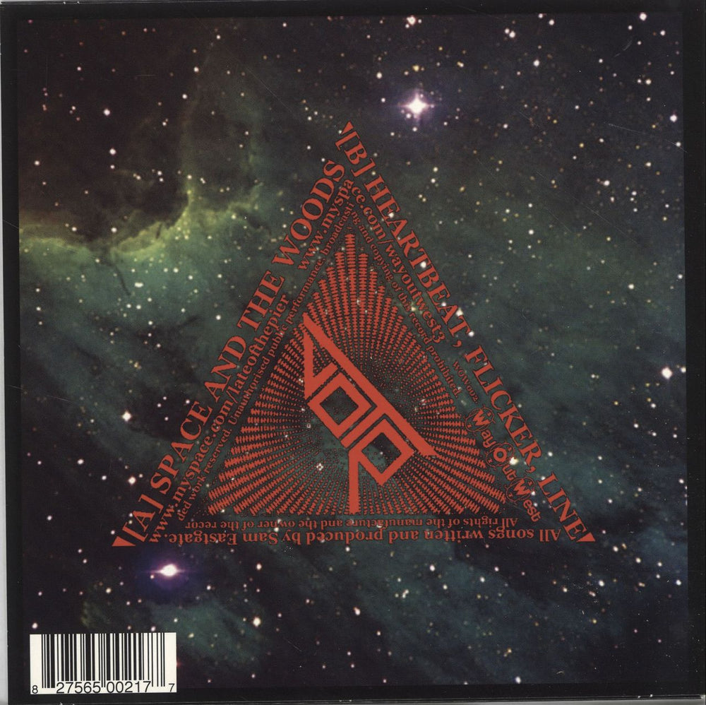 Late Of The Pier Space And The Woods UK 7" vinyl single (7 inch record / 45) 827565002177