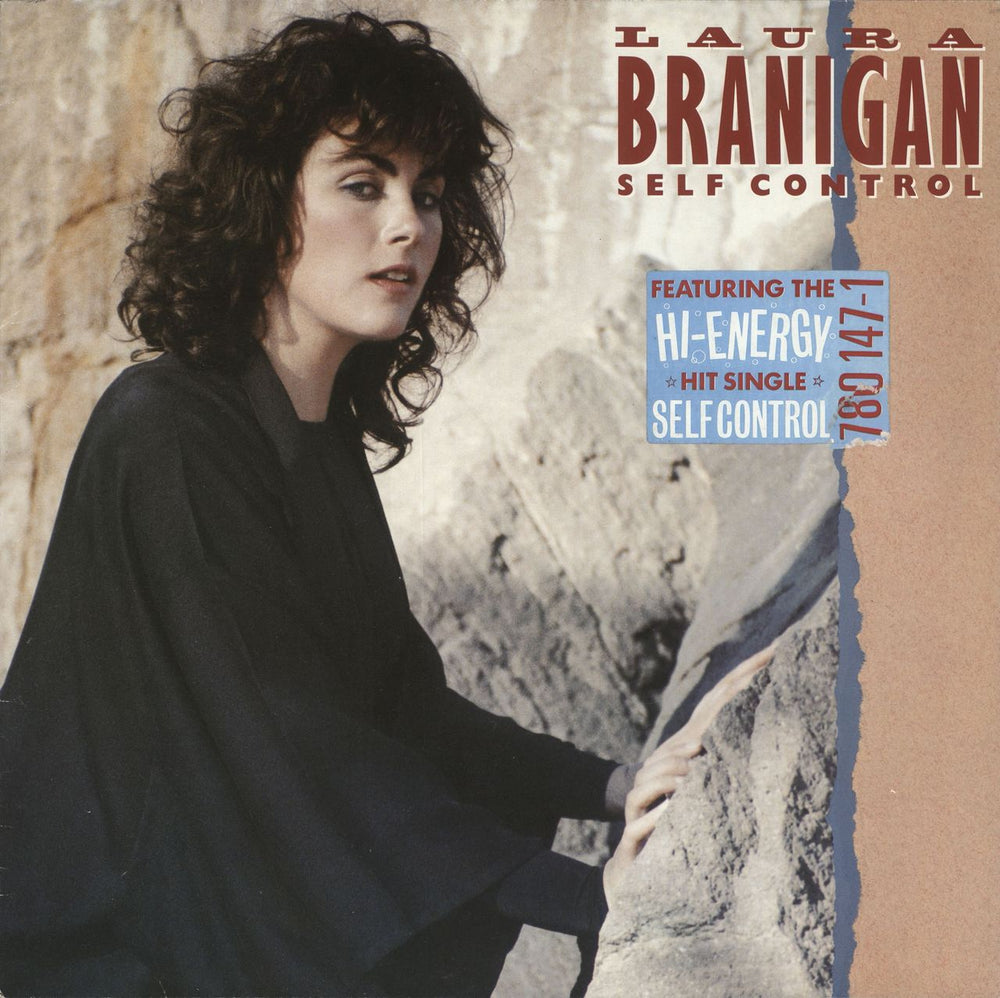 Laura Branigan Self Control - Stickered German vinyl LP album (LP record) 780147-1