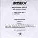 Lazyboy Western Skies UK Promo CD-R acetate CD-R ACETATE