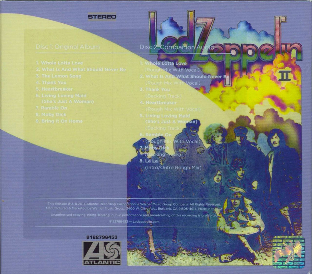 Led Zeppelin Led Zeppelin II: Deluxe Edition UK 2 CD album set (Double CD) ZEP2CLE789692