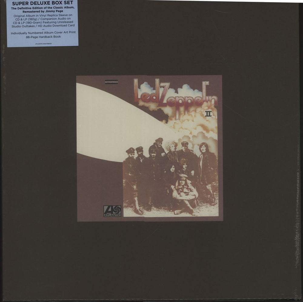 Led Zeppelin Led Zeppelin II Super Deluxe - Numbered - Sealed UK Vinyl Box Set 8122796437