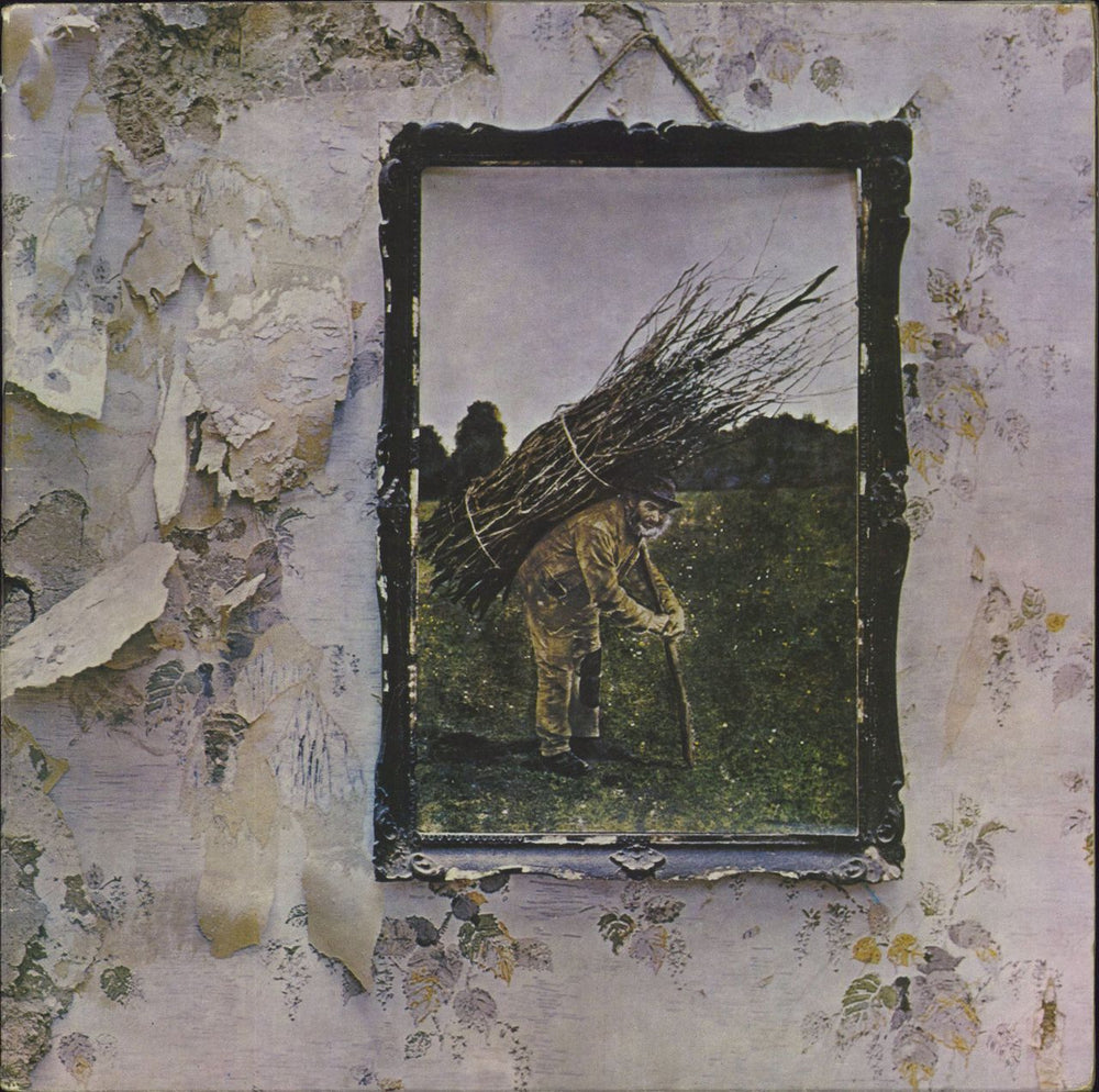 Led Zeppelin Led Zeppelin IV - 4th - VG UK vinyl LP album (LP record) 2401012