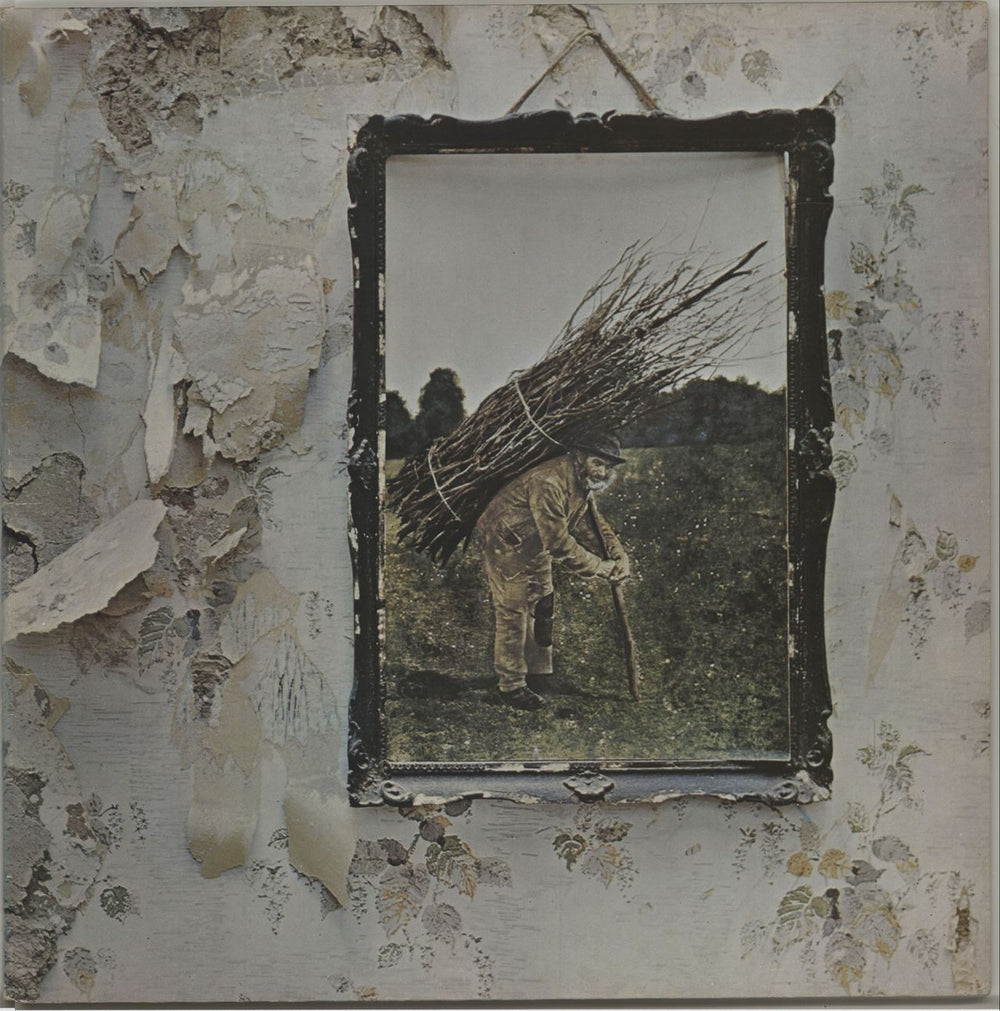 Led Zeppelin Led Zeppelin IV - 9th - EX UK vinyl LP album (LP record) K50008