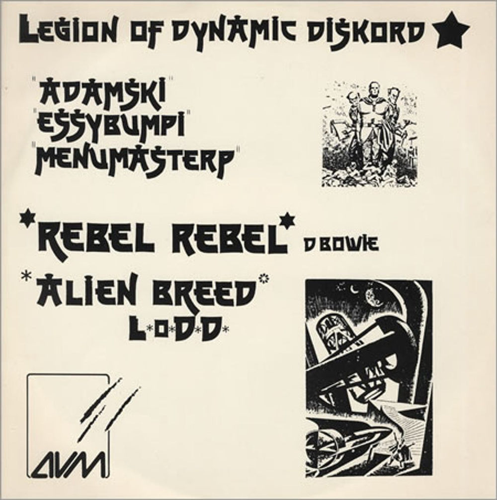 Legion Of Dynamic Diskord Rebel Rebel UK 12" vinyl single (12 inch record / Maxi-single) KAK12/11