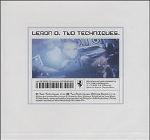 Lemon D Two Techniques UK CD single (CD5 / 5") RS99164CD