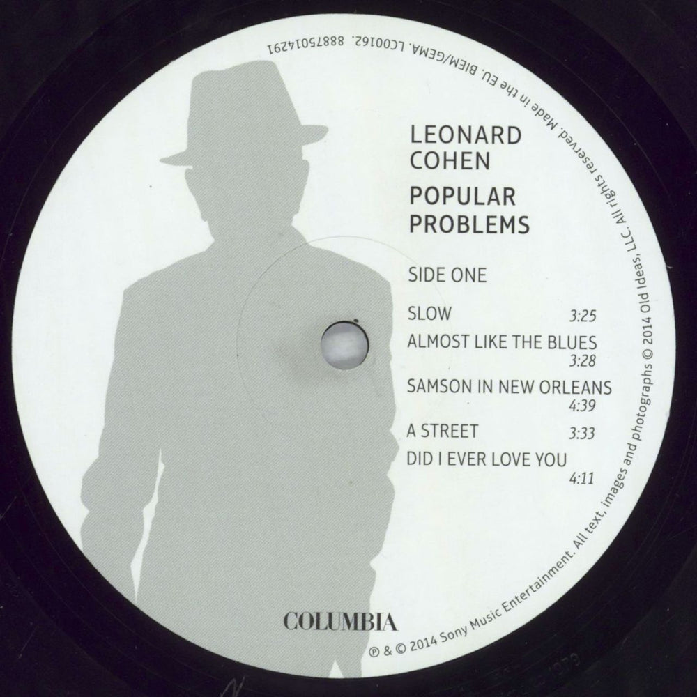 Leonard Cohen Popular Problems + CD UK vinyl LP album (LP record) COHLPPO827793