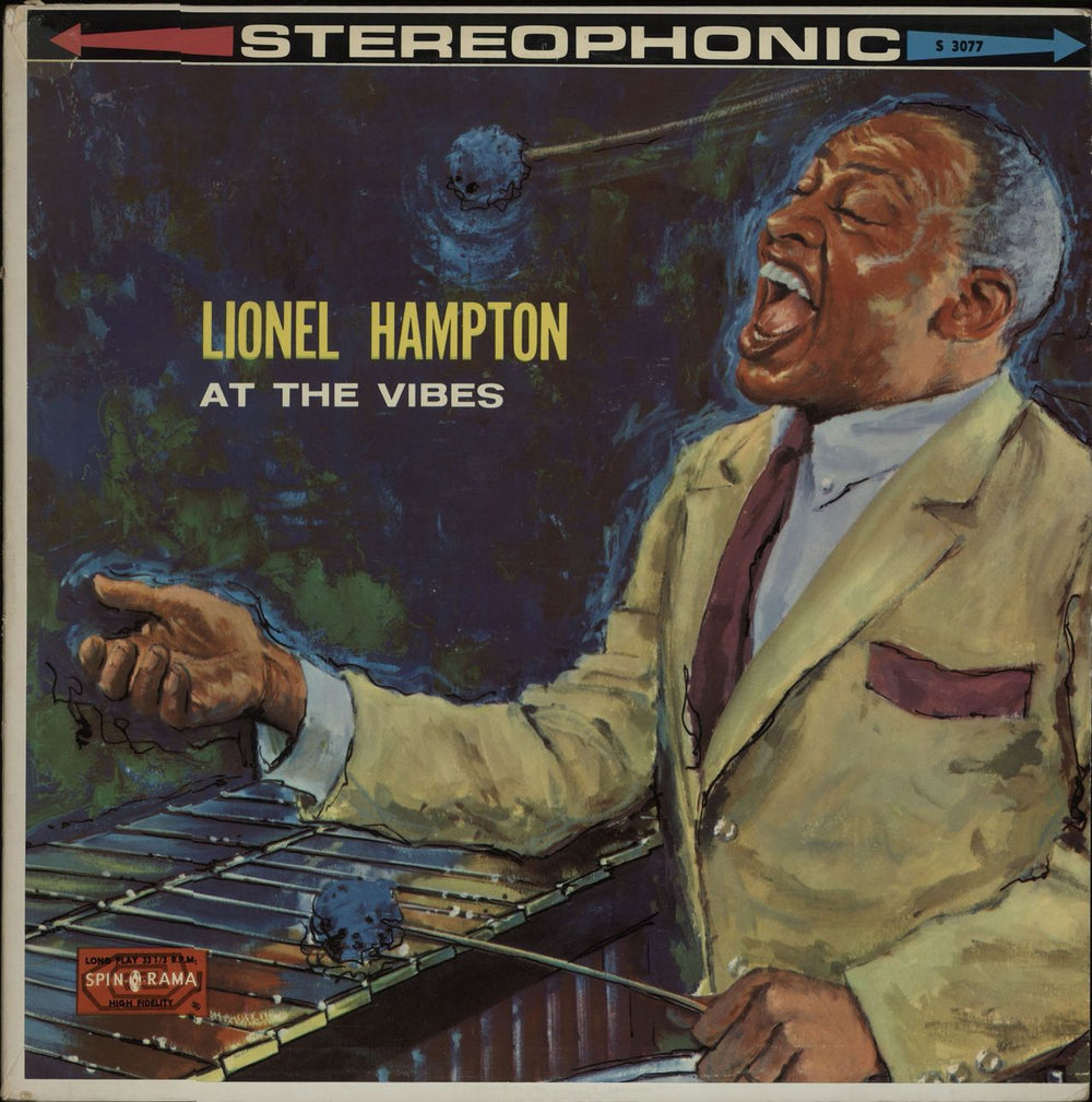 Lionel Hampton At The Vibes US vinyl LP album (LP record) S-3077