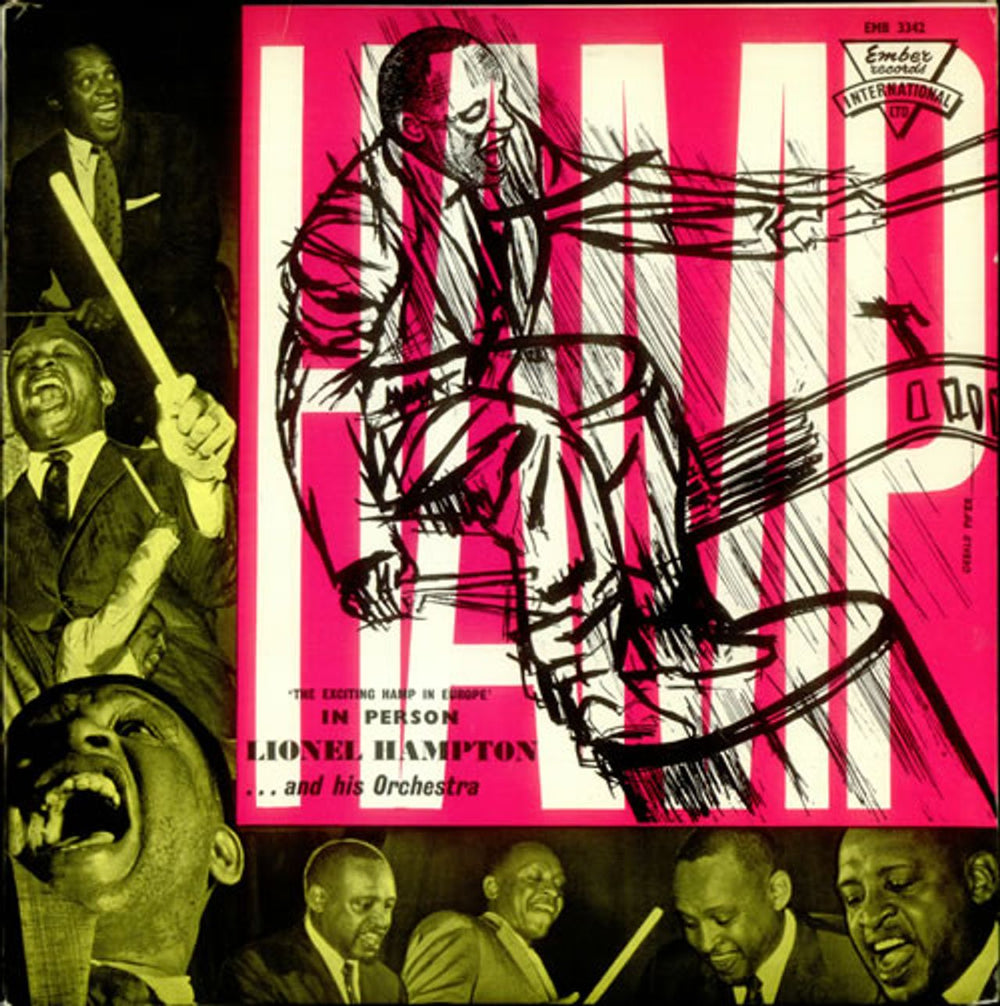 Lionel Hampton The Exciting Hamp In Europe UK vinyl LP album (LP record) EMB3342