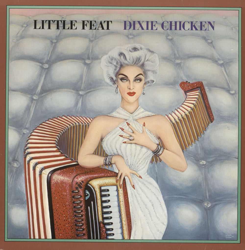 Little Feat Dixie Chicken - 3rd German vinyl LP album (LP record) K46200