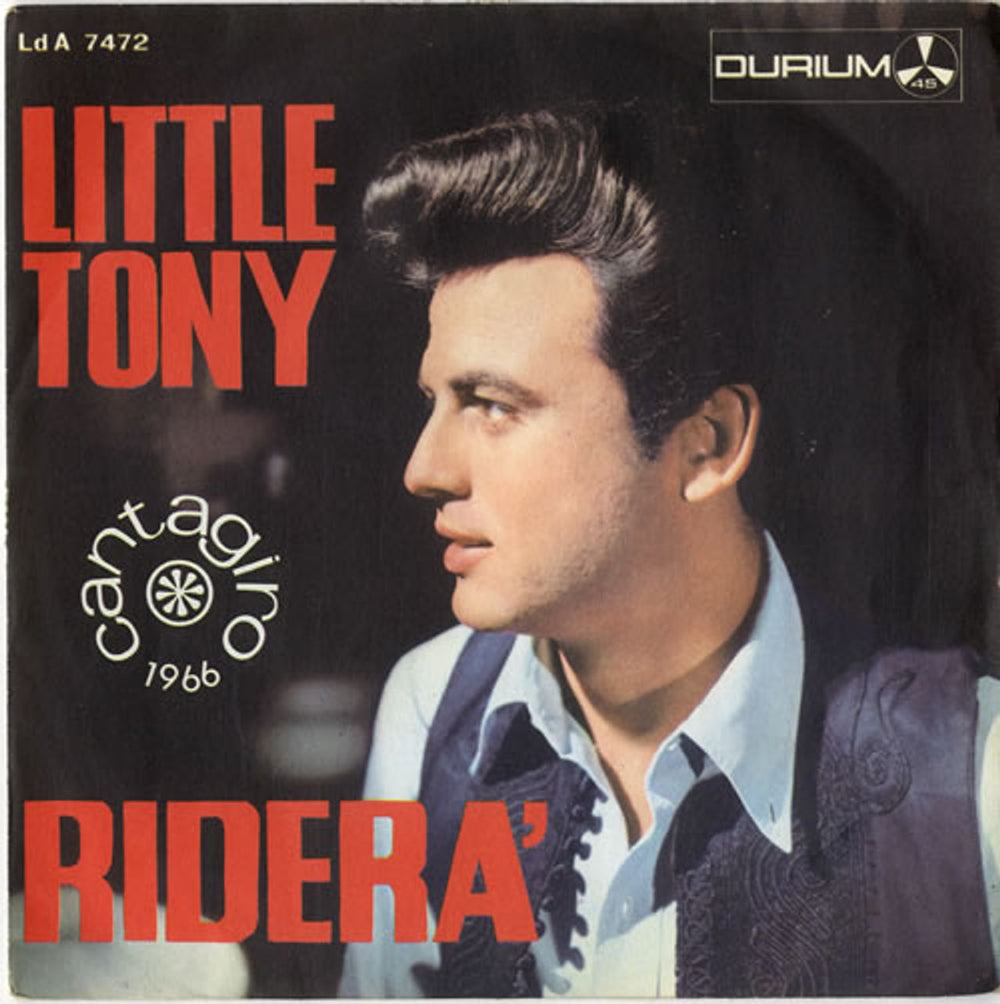 Little Tony And His Brothers Riderà (Fais La Rire) Italian 7" vinyl single (7 inch record / 45) LDA7472