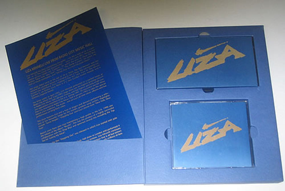 Liza Minnelli Live From Radio City Music Hall UK Promo CD Album Box Set LIZDXLI52866