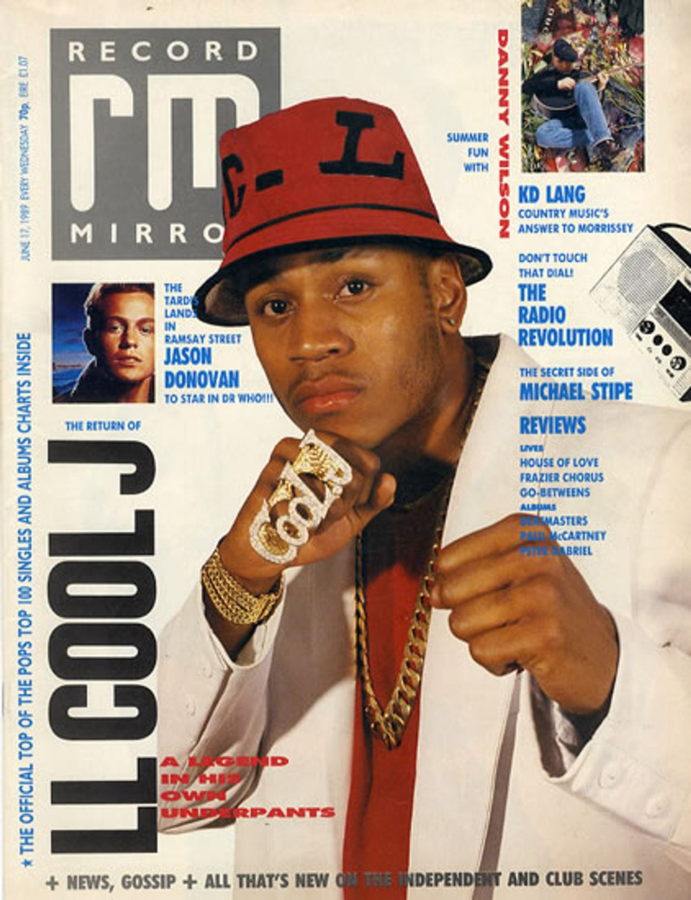 LL Cool J Record Mirror UK magazine 17 JUNE 1989