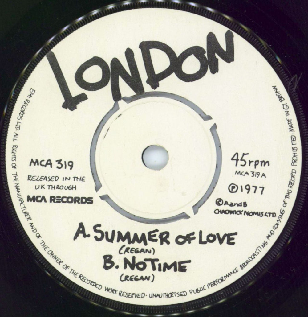 London (Punk) Summer Of Love E.P. - P/s UK 7" vinyl single (7 inch record / 45) NDN07SU265332