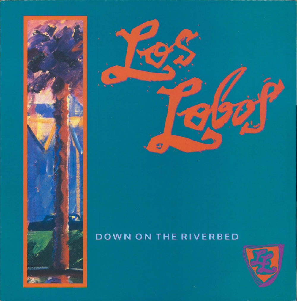 Los Lobos Down On The Riverbed UK 12" vinyl single (12 inch record / Maxi-single) LASHX27