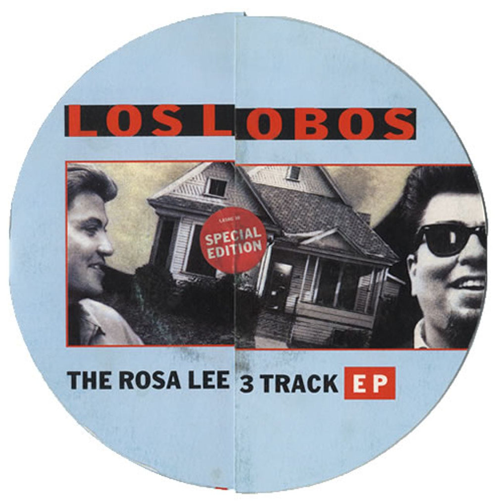 Los Lobos The Rosa Lee 3 Track EP UK 7" vinyl single (7 inch record / 45) LASHC10