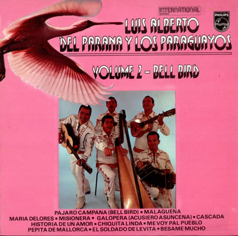 Los Paraguayos Volume 2 - Bell Bird UK vinyl LP album (LP record) 6436502