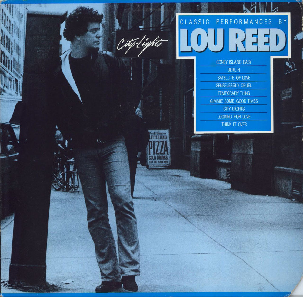 Lou Reed City Lights US vinyl LP album (LP record) ALB6-8390