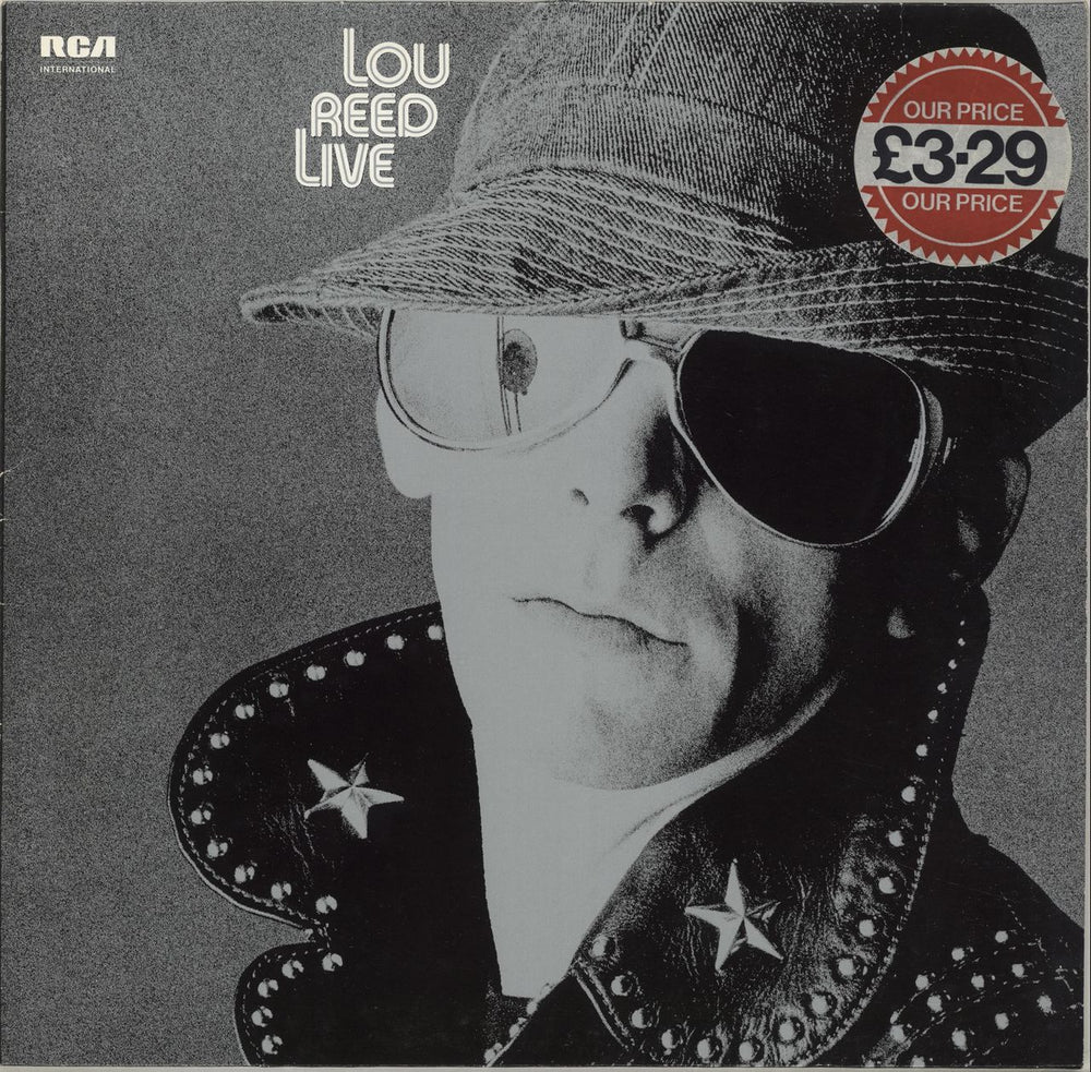 Lou Reed Lou Reed Live German vinyl LP album (LP record) NL83752