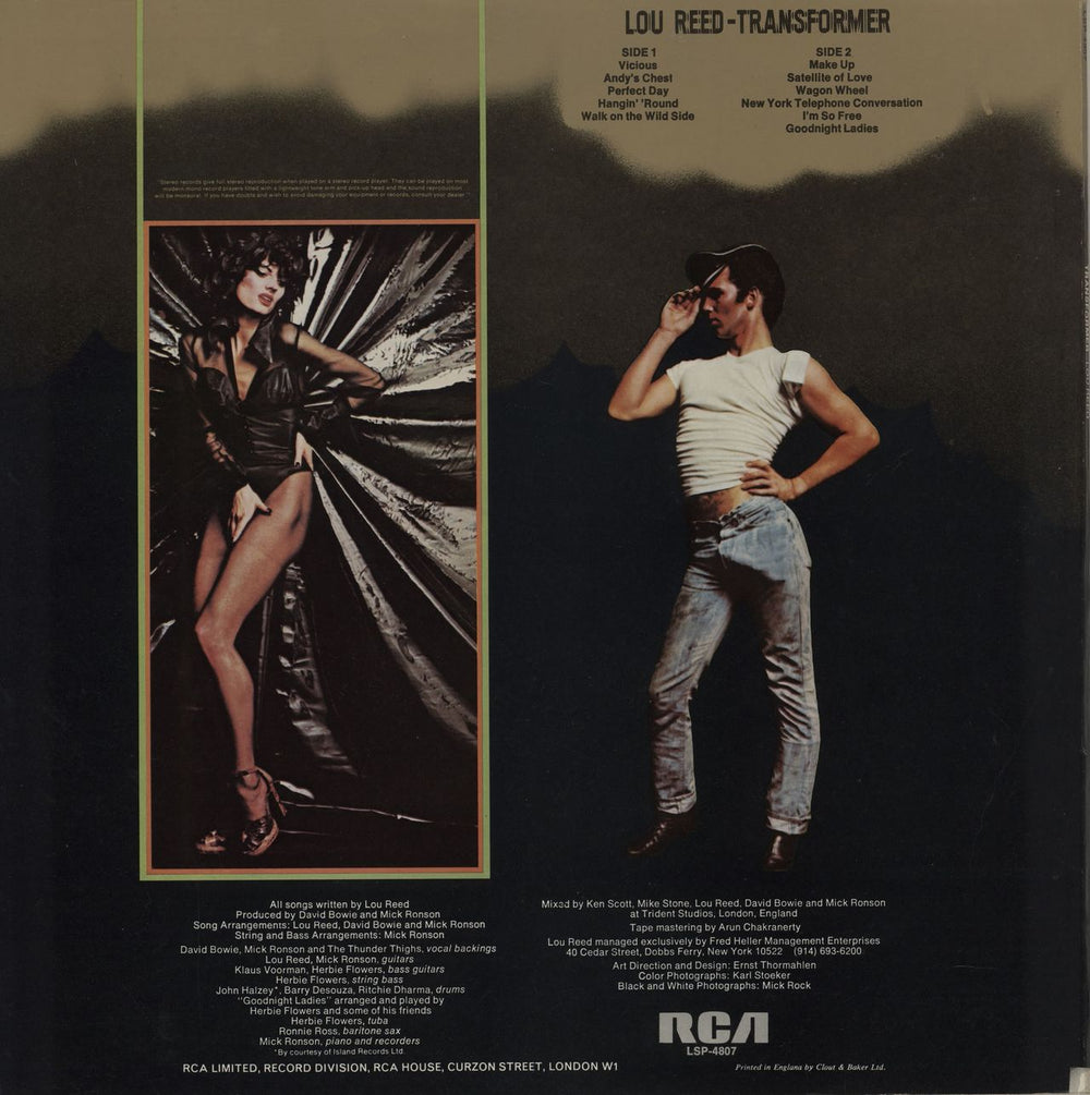 Lou Reed Transformer - 1st UK vinyl LP album (LP record)