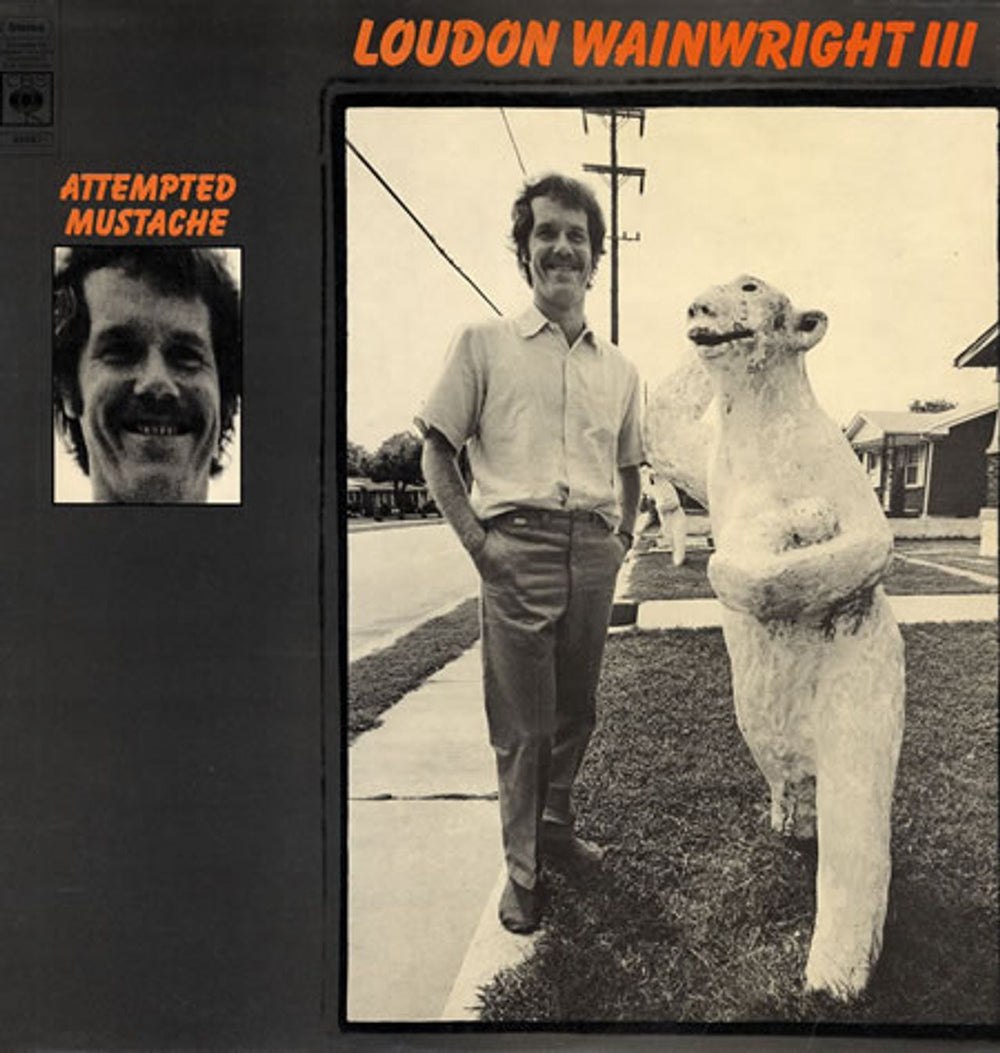 Loudon Wainwright III Attempted Mustache UK vinyl LP album (LP record) 65837