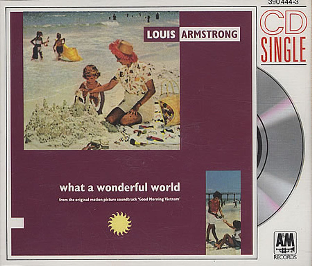 Louis Armstrong What A Wonderful World German 3" CD single (CD3) 390444-3