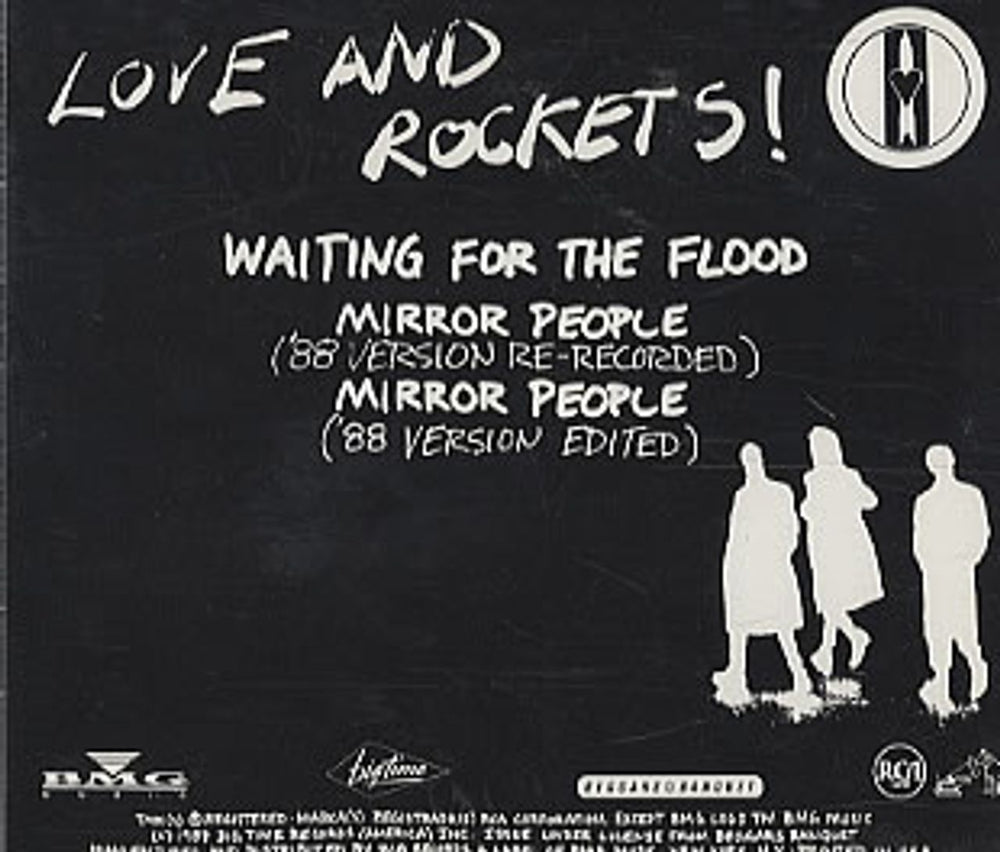 Love & Rockets Waiting For The Flood US Promo CD single (CD5 / 5") 6072-2-BDJ