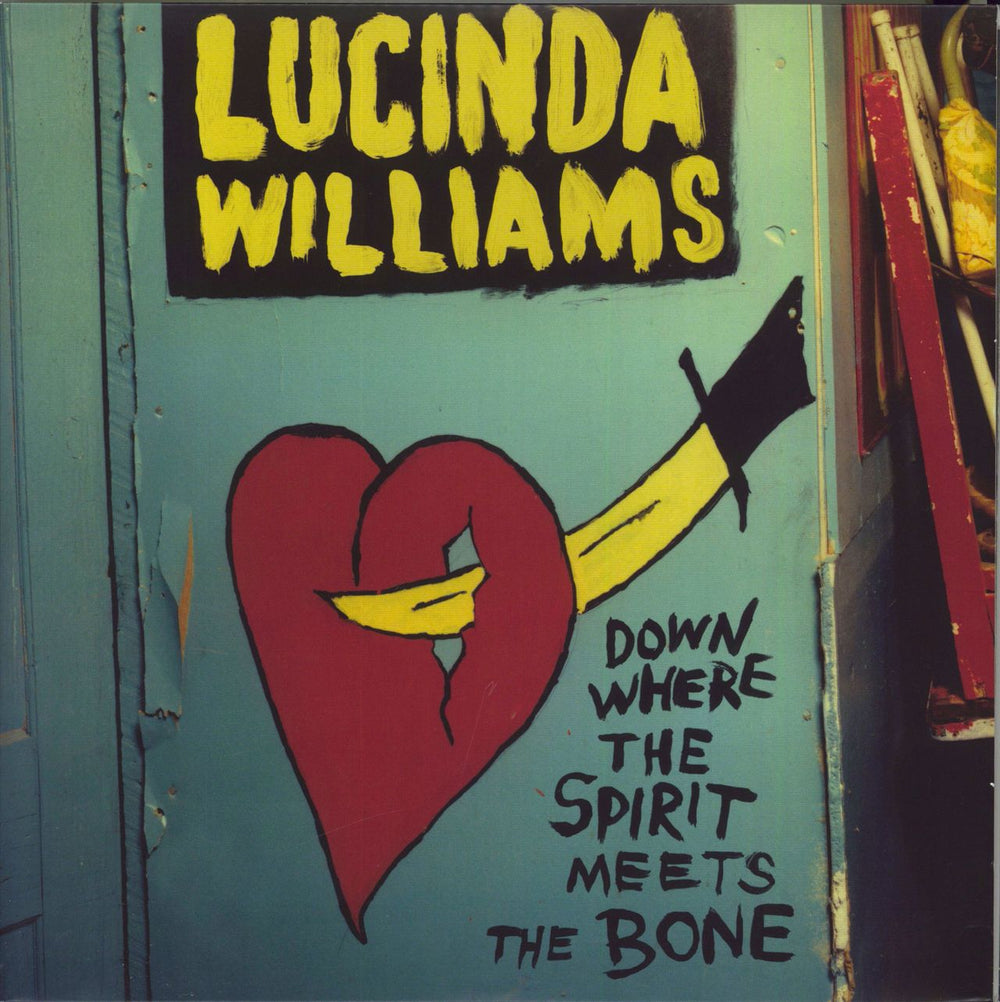 Lucinda Williams Down Where The Spirit Meets The Bone US 3-LP vinyl record set (Triple LP Album) H2-0011