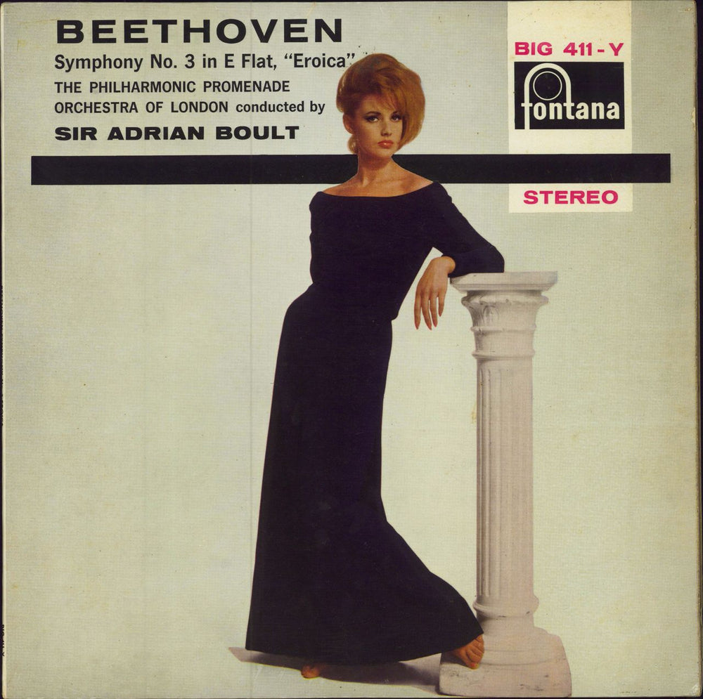 Ludwig Van Beethoven Symphony No. 3 In E Flat, "Eroica" UK vinyl LP album (LP record) BIG411-Y