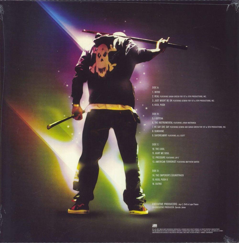 Lupe Fiasco Food & Liquor - Crystal Clear Vinyl - Sealed US 2-LP vinyl record set (Double LP Album) 075678630194