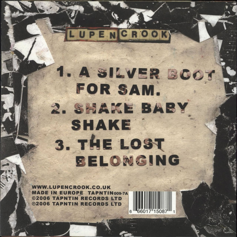 Lupen Crook A Silver Boot For Sam - Parts 1 & 2 UK 7" vinyl single (7 inch record / 45) LD907AS717379