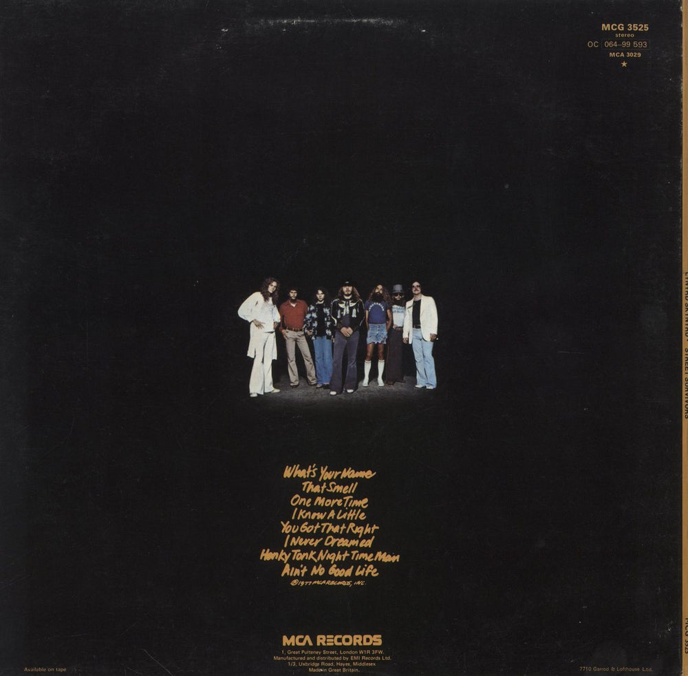 Lynyrd Skynyrd Street Survivors - Withdrawn - VG UK vinyl LP album (LP record)