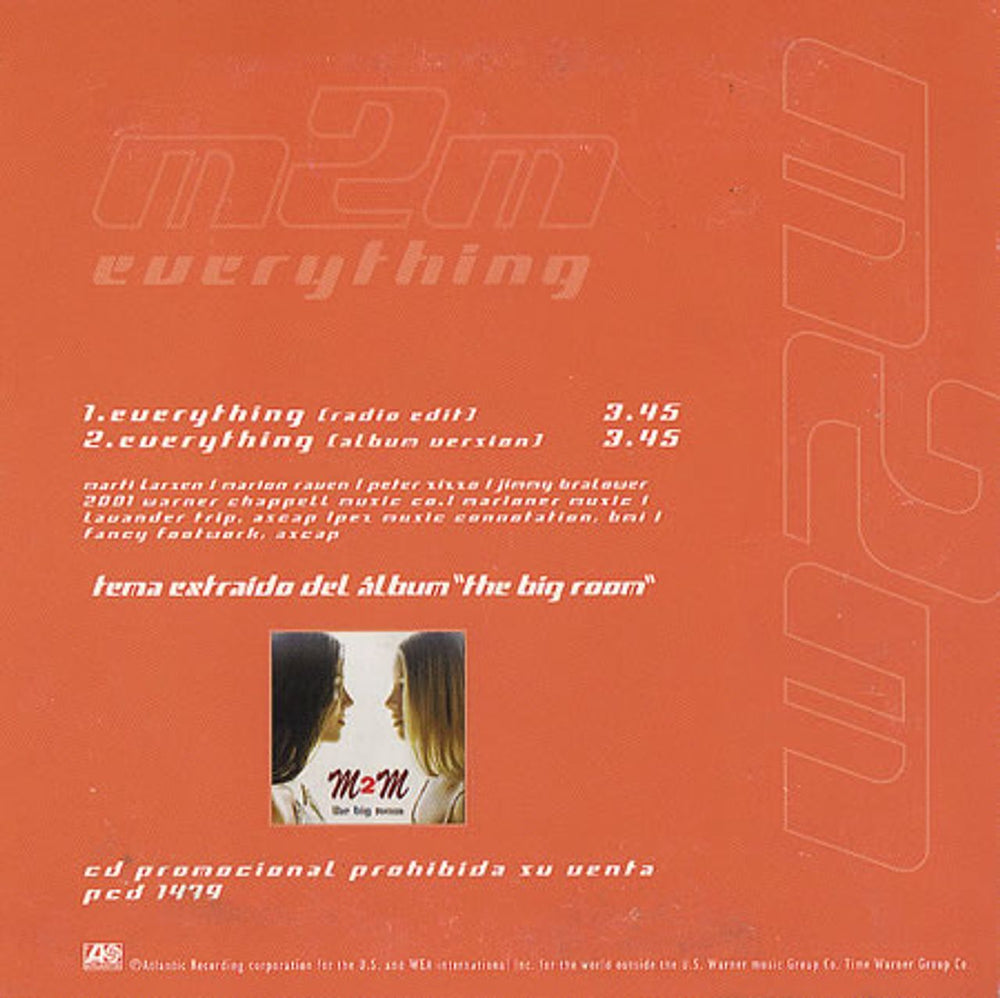 M2M Everything Mexican Promo CD single (CD5 / 5") 2MMC5EV248785