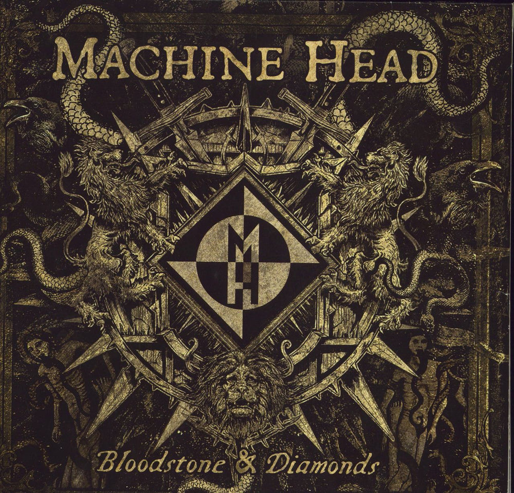 Machine Head Bloodstone & Diamonds - Picture Disc German 2-LP vinyl record set (Double LP Album) NB3322-4