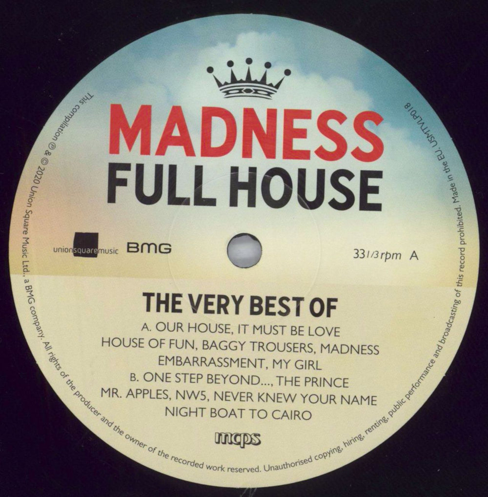 Madness Full House (The Very Best Of Madness) - 180 Gram Vinyl UK vinyl LP album (LP record) MDNLPFU817773