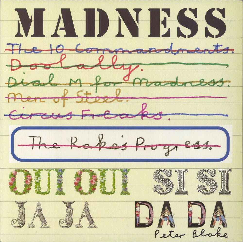 Madness Oui Oui Si Si Ja Ja Da Da UK 2-LP vinyl record set (Double LP Album) COOKLP573