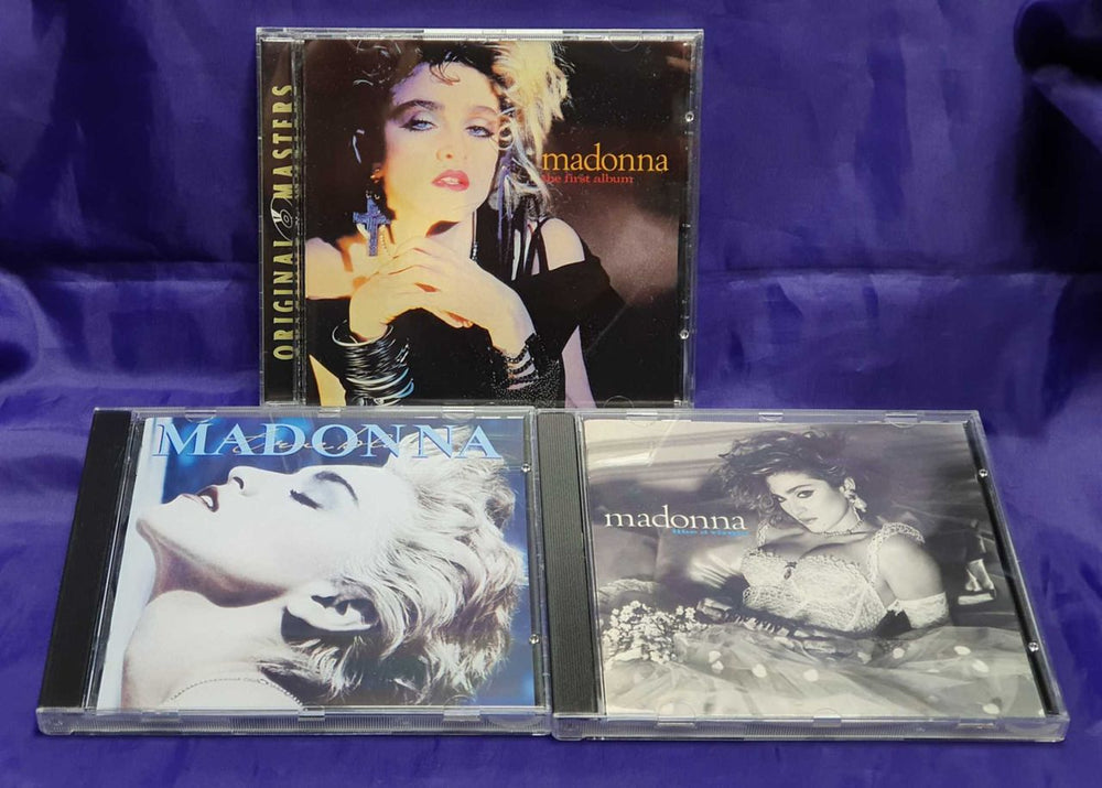 Madonna 3 For One - pink slipcase Australian box set 9325583003509