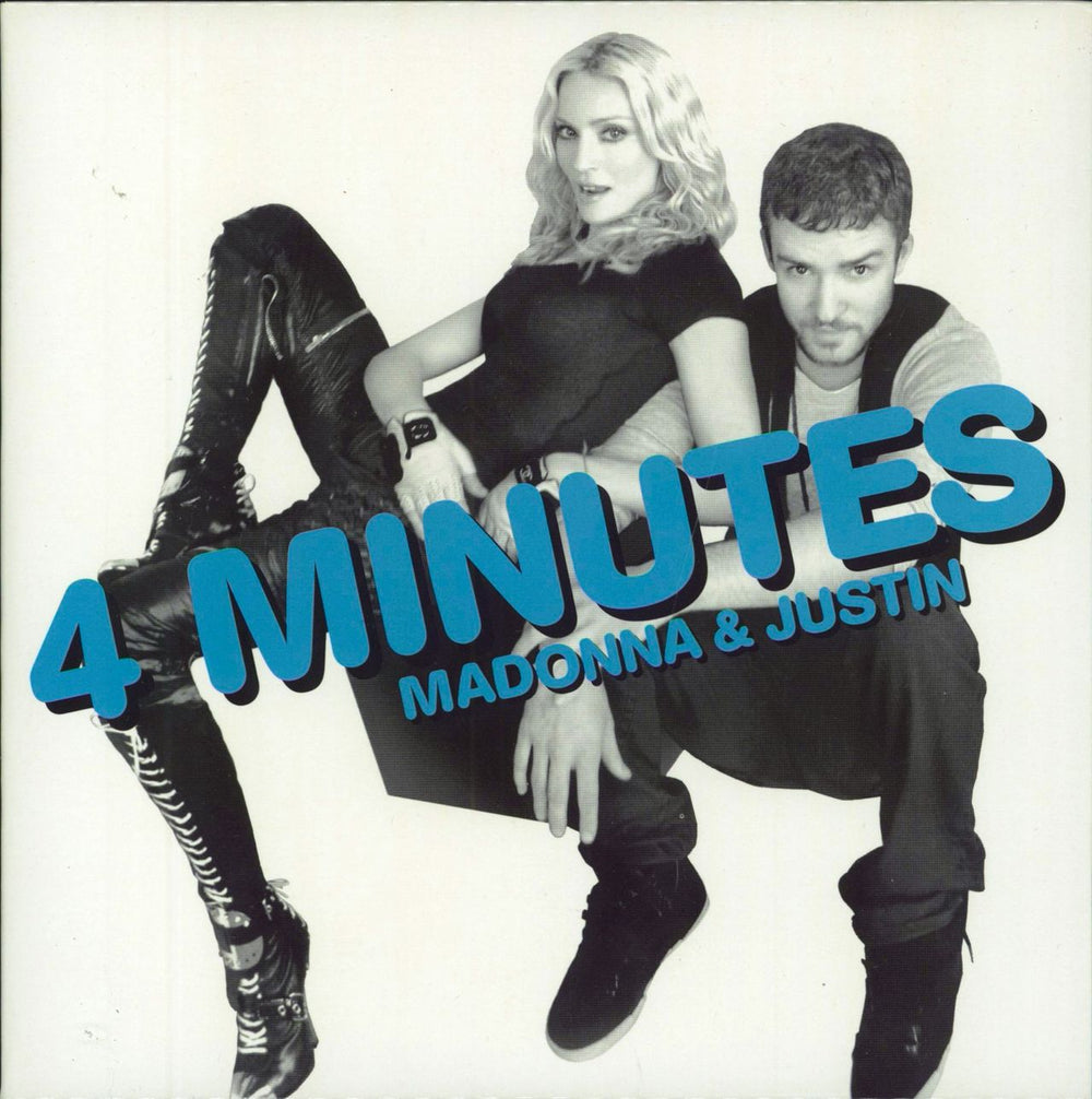 Madonna 4 Minutes / Give It 2 Me US 7" vinyl single (7 inch record / 45) 511959-7