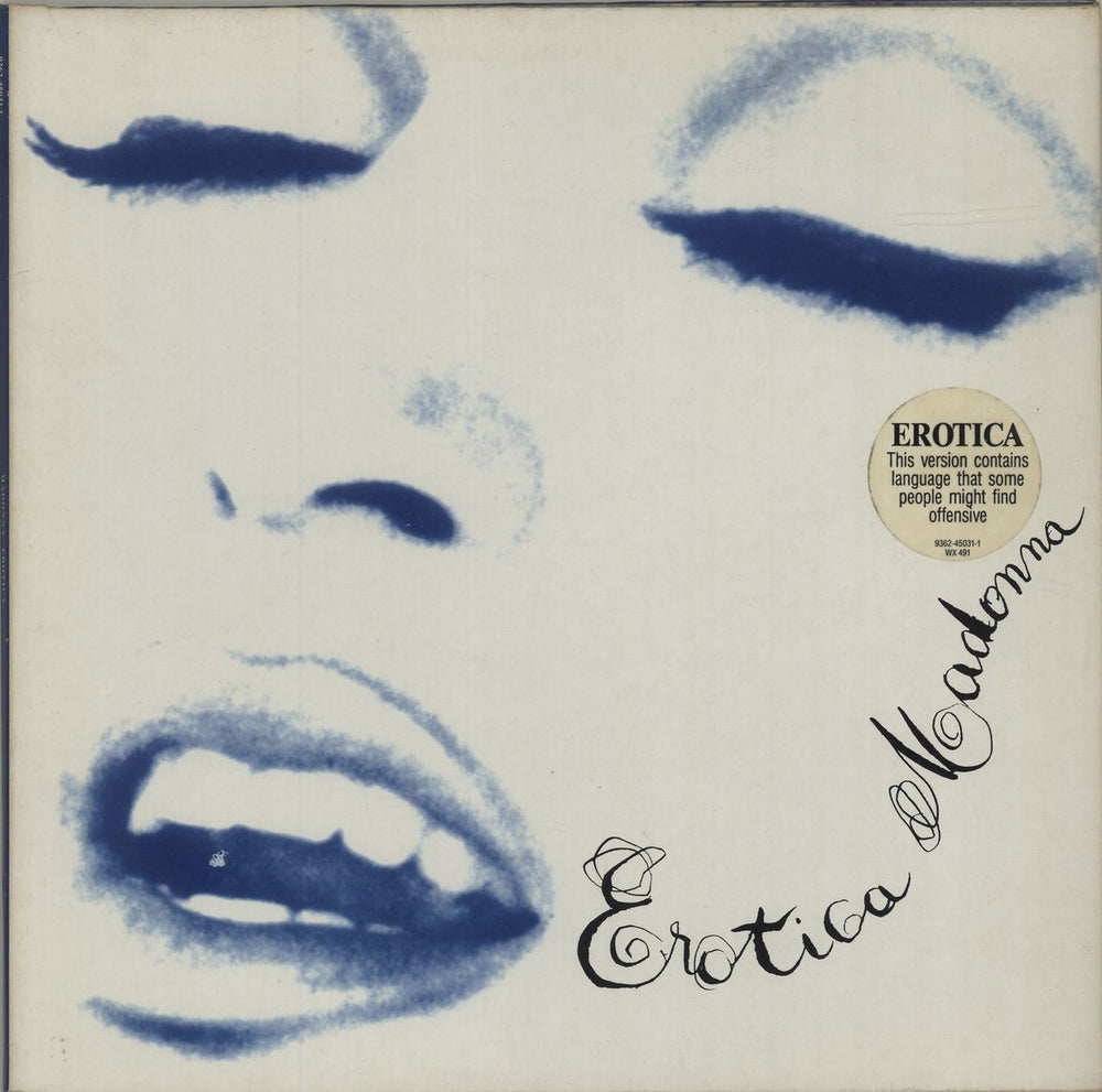 Madonna Erotica - EX UK 2-LP vinyl record set (Double LP Album) WX491