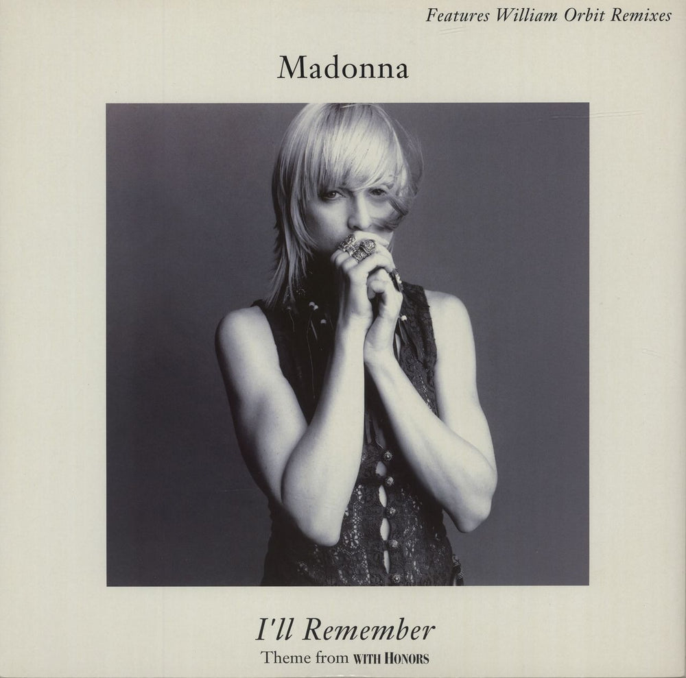 Madonna I'll Remember UK 12" vinyl single (12 inch record / Maxi-single) W0240T