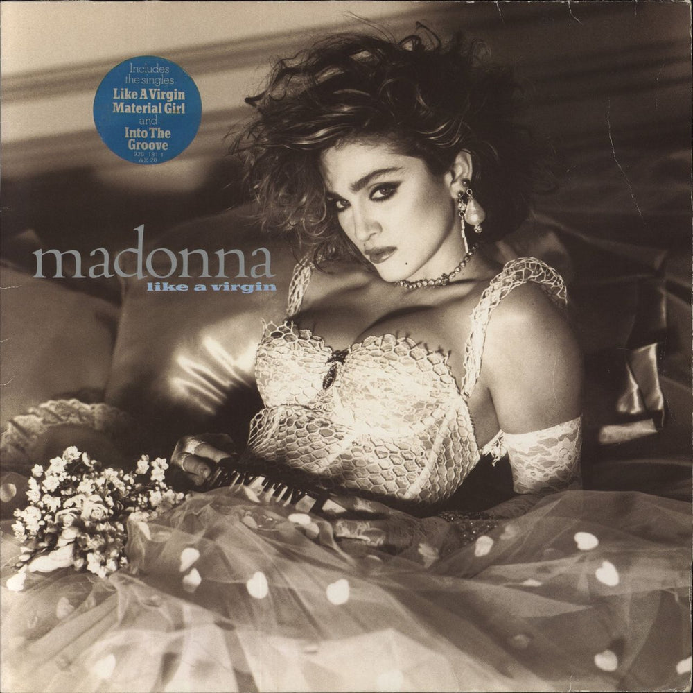 Madonna Like A Virgin - Hype Stickered - VG UK vinyl LP album (LP record) WX20